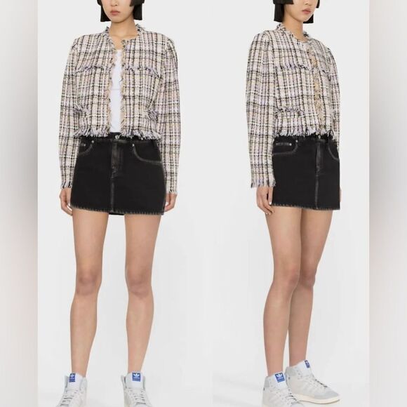 Isabel Marant Nameo Jacket In Lilac And Yellow size 38/ us size 6 - Picture 1 of 16